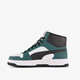 Jongens Rebound Slam Mid sneakers zwart groen