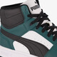 Jongens Rebound Slam Mid sneakers zwart groen