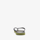 Heren teenslippers groen zwart