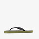 Heren teenslippers groen zwart