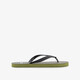 Heren teenslippers groen zwart