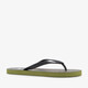 Heren teenslippers groen zwart