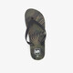 Heren teenslippers groen zwart