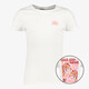 TwoDay meisjes T-shirt met backprint wit
