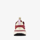 Metallic meisjes dad sneakers bordeaux beige