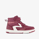 Hoge meisjes sneakers rood wit