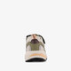 Jongens dad sneakers beige groen