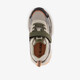Jongens dad sneakers beige groen