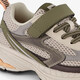 Jongens dad sneakers beige groen
