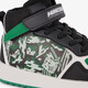 Jongens hoge sneakers zwart groen