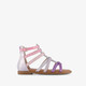 Meisjes sandalen met luipaardprint en glitters