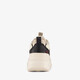Meisjes dad sneakers beige bordeaux