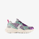 Meisjes dad sneakers blauw paars