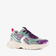 Meisjes dad sneakers blauw paars