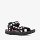 Meisjes sandalen met hartjes zwart