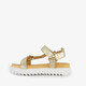 Meisjes sandalen goudkleurig