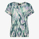 TwoDay dames top met print groen blauw