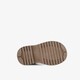 Suède meisjes veterboots met bloemetjes taupe