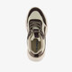 Meisjes dad sneakers beige bruin