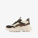Meisjes dad sneakers beige bruin