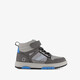 Hoge jongens sneakers grijs blauw