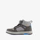 Hoge jongens sneakers grijs blauw