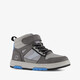 Hoge jongens sneakers grijs blauw