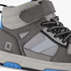 Hoge jongens sneakers grijs blauw