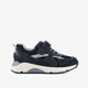 Suède jongens sneakers donkerblauw