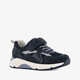 Stap suède jongens sneakers donkerblauw