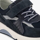 Suède jongens sneakers donkerblauw
