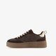 Dames sneakers donkerbruin