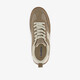 Metallic dames sneakers beige