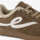 Dames teddy sneakers bruin