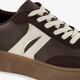 Dames sneakers donkerbruin