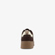 Dames sneakers donkerbruin