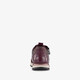 Dames sneakers met rits bordeauxrood