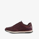 Dames sneakers met rits bordeauxrood