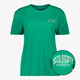 Dames T-shirt met backprint groen