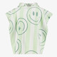 Smiley kinder zwemponcho met capuchon groen