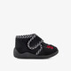 Jongens pantoffels race auto's zwart
