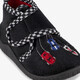 Jongens pantoffels race auto's zwart