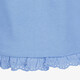 Meisjes sweater met pofmouwen blauw