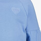 Meisjes sweater met pofmouwen blauw