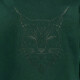 Jongens shirt met lange mouwen en lynx opdruk groen