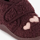 Teddy meisjes pantoffels hartjes