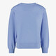 Meisjes sweater met tekstopdruk blauw