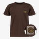 Jongens T-shirt met backprint bruin