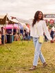 Dames wide leg jeans lichtblauw lengte 33