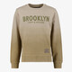 Jongens sweater met opdruk beige